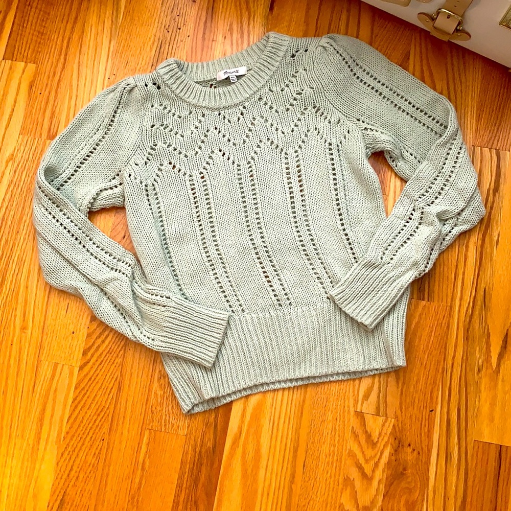 Madewell sweater, light green